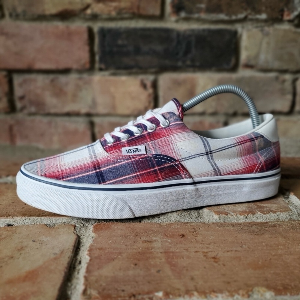 Vans Tory Women's Shoes Plaid Lace Up Skate Sneakers Size 10 TBR4